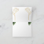 Custom Color Christmas Card Dankeskarte (Innenseite)