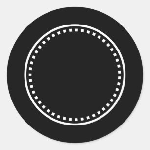 CUSTOM COLOR Decorative Circle Sie personalisieren Runder Aufkleber