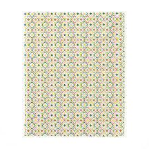 Custom Color Diamond Floral Pattern
