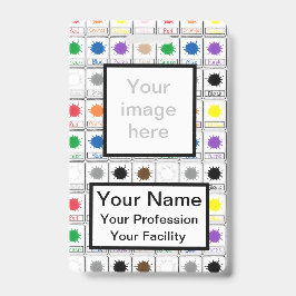 Custom Color Flash Cards - Abzeichen der Schulseri Ausweis
