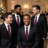 Custom Color Geometric 3D Cube Pattern Krawatte