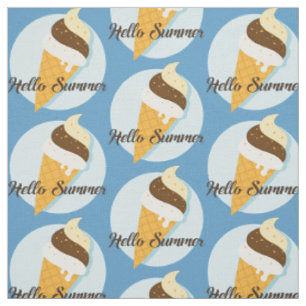 Custom color Ice Creme Hallo Stoff