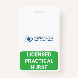 Custom Color Medical Role Nurse LPN Companion Ausweis