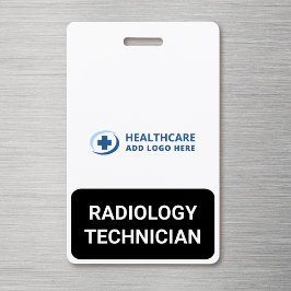 Custom Color Medical Role Radiology Tech Companion Ausweis