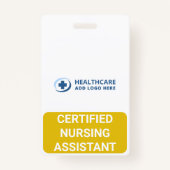 Custom Color Nurse CNA Recognition Companion Ausweis (Vorderseite)