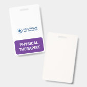 Custom Color PT Physical Therapist Companion Ausweis (Front & Back)