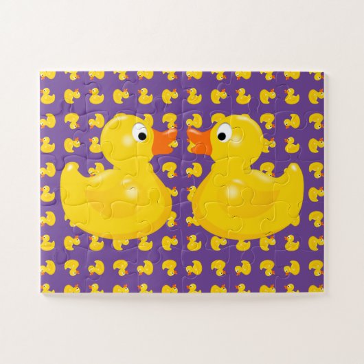 Custom Color, Rubber Duckies Puzzle (Horizontal)