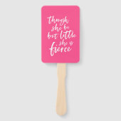 Custom Color Script Klein aber fierce Shakespeare Fächer (Vorderseite)