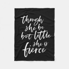 Custom Color Script Klein aber fierce Shakespeare Fleecedecke