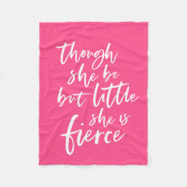 Custom Color Script Klein aber fierce Shakespeare Fleecedecke