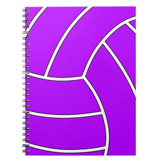 Custom Color Volleyball-Notebook Notizblock (Vorderseite)