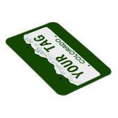 Custom Colorado License Plate Magnet (Rechte Seite)