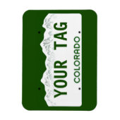 Custom Colorado License Plate Magnet (Vertikal)