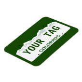 Custom Colorado License Plate Magnet (Linke Seite)