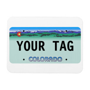Custom Colorado License Plateaumagnet Magnet