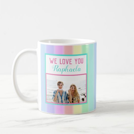 Custom Colorbow Best Friend Foto Kaffeetasse (Links)