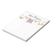 Custom Colorful Beach Tropical Summer Notizblock (Rotiert)