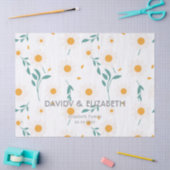 Custom Colorful Floral Pattern Wrapping Seidenpapier (Basteln)