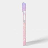 Custom Colorful Glitzer Iridescent Elegante Case-Mate iPhone Hülle (Rückseite / Links)