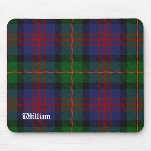 Custom Colorful Logan Tartan Kariert Mousepad (Vorne)