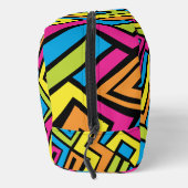 Custom Colorful Neon Graffiti Street Art Muster Waschbeutel (Rechts)