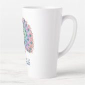 Custom Colorful Peacock Milchtasse (Rechts)