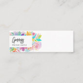 Custom Colorful Perfume Tester Mini Visitenkarte (Vorderseite)