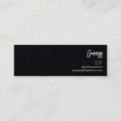 Custom Colorful Perfume Tester Strip Mini Visitenkarte (Rückseite)