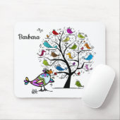Custom Colorful Spring Bird Mousepad (Mit Mouse)