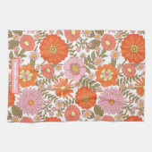 Custom Colorful Summer Blume Blumenmuster Geschirrtuch (Horizontal)