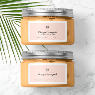 Custom Colors Add Logo Script Lines Product Adressaufkleber