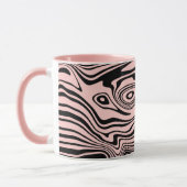 Custom Colors Art Design Tasse - Rosa (Links)