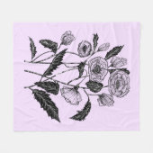 Custom Colors Fleece Blanket mit Poppy (Vorderseite (Horizontal))