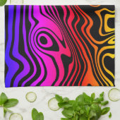 Custom Colors Kitchen Handtuch Art Colors Waves (Gefaltet)