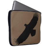 Custom Colors Laptop Sleeve Eagle Flying - Brown (Vorne Rechts)