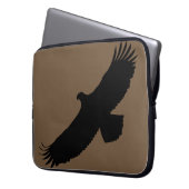 Custom Colors Laptop Sleeve Eagle Flying - Brown (Vorderseite Links)