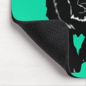 Custom Colors Mouse Pad with Lion - Green Mousepad (Ecke)