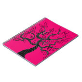 Custom Colors Notebook mit Tree of Life Art Notizblock (Linke Seite)