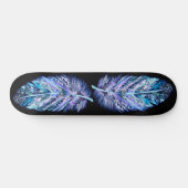Custom Colors Skateboard - Schöne Federn (Horizontal)