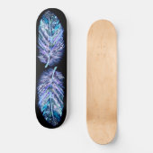 Custom Colors Skateboard - Schöne Federn (Vorderseite)