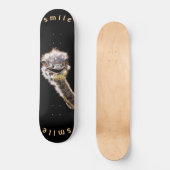 Custom Colors Smile Skateboard - Happy Ostrich (Vorderseite)