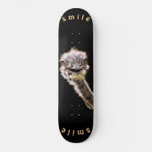 Custom Colors Smile Skateboard - Happy Ostrich (Vorderseite)