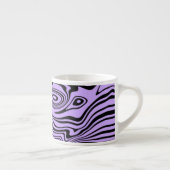Custom Colors Waves Espresso Cup - Lila Espressotasse (Rechts)