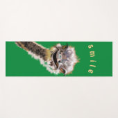 Custom Colors Yoga Mat Happy Ostrich - Green Yogamatte (Vorderseite (Horizontal))