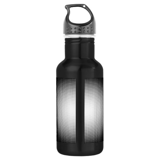 Custom Comic Book Pop Art BAM! Illustration Edelstahlflasche (Rückseite)