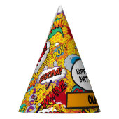Custom Comic Book Superhero Geburtstag Partyhütchen (Links)