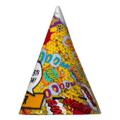 Custom Comic Book Superhero Geburtstag Partyhütchen (Rechts)