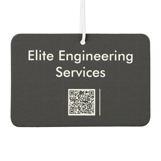 Custom Company Air Freshener Autolufterfrischer (Vorderseite)