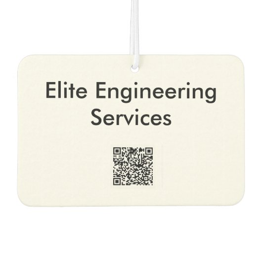 Custom Company Air Freshener Autolufterfrischer (Vorderseite)