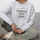 Custom Company Branded Business Logo Crewneck  Sweatshirt